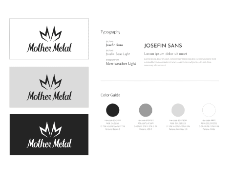 Brand guidelines sample 1