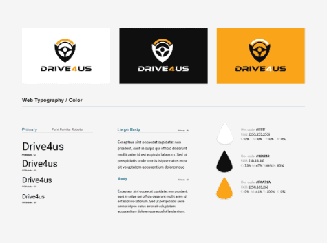 Brand guidelines sample 5