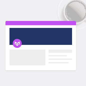 Social profile design sample