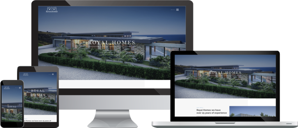 Royal Homes Australia website design case study