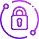 Security locked icon